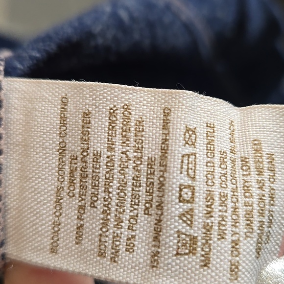 FP Beach Navy Button-Up Long Sleeve Shirt - Picture 3 of 5